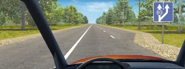 Вы буксируете неисправный автомобиль. По какой полосе Вам можно продолжить движение в населенном пункте?