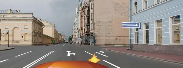 Как Вам следует поступить при повороте направо?