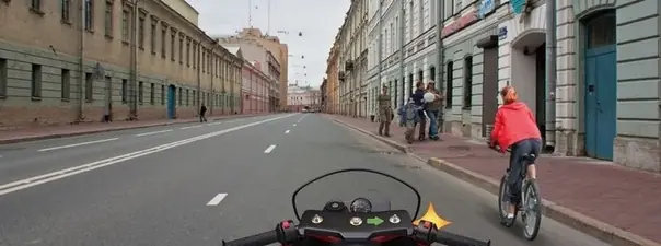 При съезде с дороги на прилегающую справа территорию, Вы: