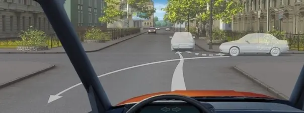 Можно ли Вам на перекрёстке выполнить разворот, двигаясь задним ходом?