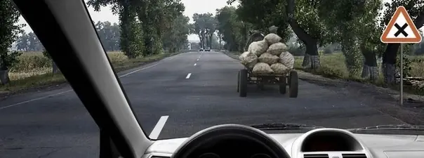 Разрешено ли Вам выполнить обгон в данной ситуации?