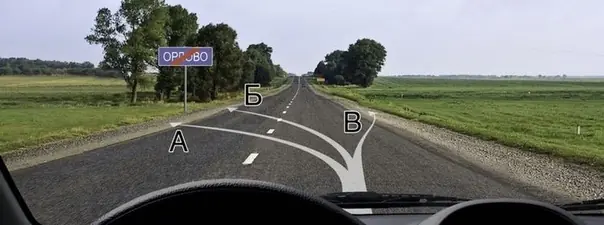 В каком из указанных мест Вы можете поставить автомобиль на стоянку?