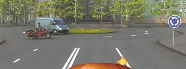 При въезде на перекрёсток Вы:
