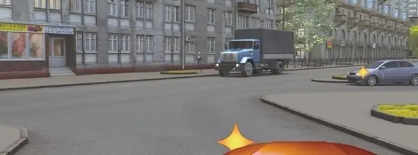 Кому Вы должны уступить дорогу при повороте налево?