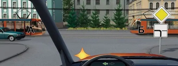 Кому Вы обязаны уступить дорогу при повороте налево?