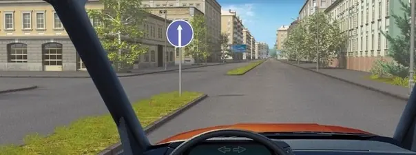 Вам разрешено продолжить движение на перекрёстке?